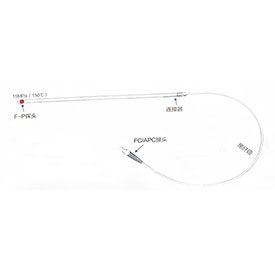 Optical fiber pressure sensor